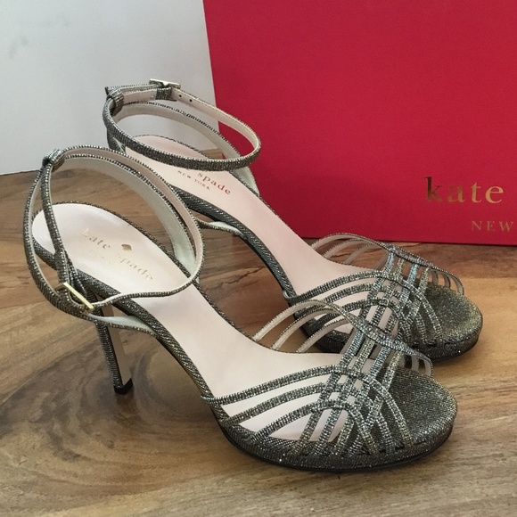 Kate Spade Bronze Women's Platform Heels Sandals - Picture 1 of 6